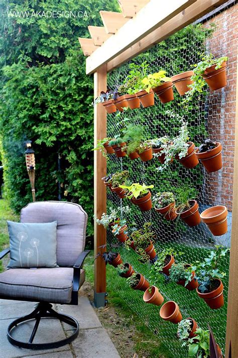outdoor vertical garden