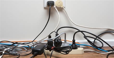 overloading electrical outlets