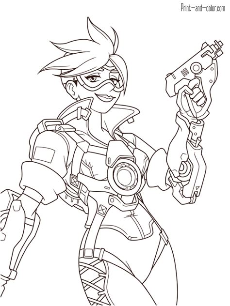 overwatch coloring pages