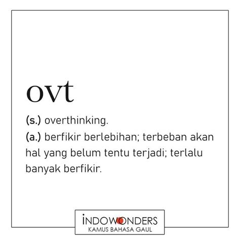 OVT Adalah Indonesia