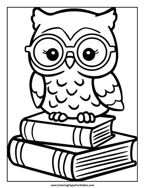 owl coloring pages pdf