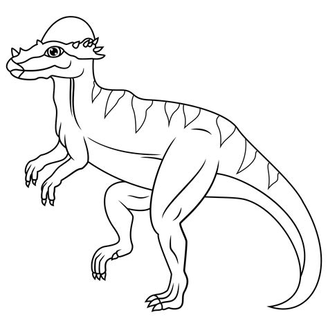 pachycephalosaurus colouring page