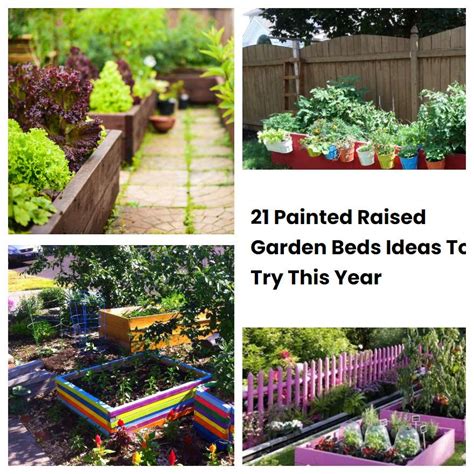 painted garden beds