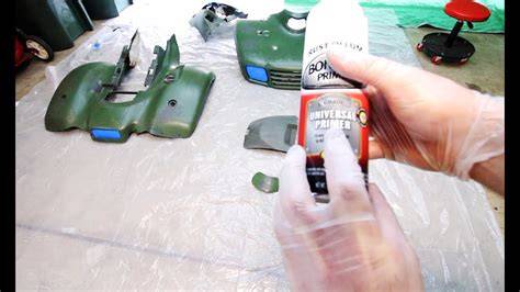 painting atv plastics