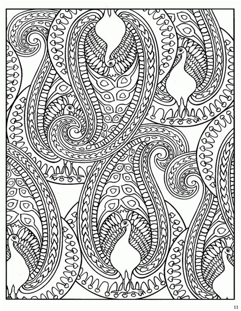 paisley designs coloring book