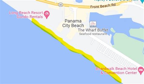 panama city beach closure