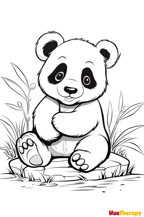 panda bear coloring