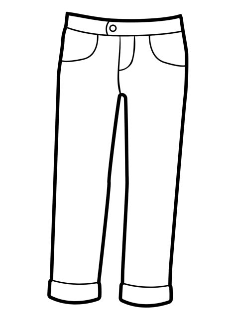 pants coloring pages