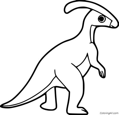 parasaurolophus coloring pages