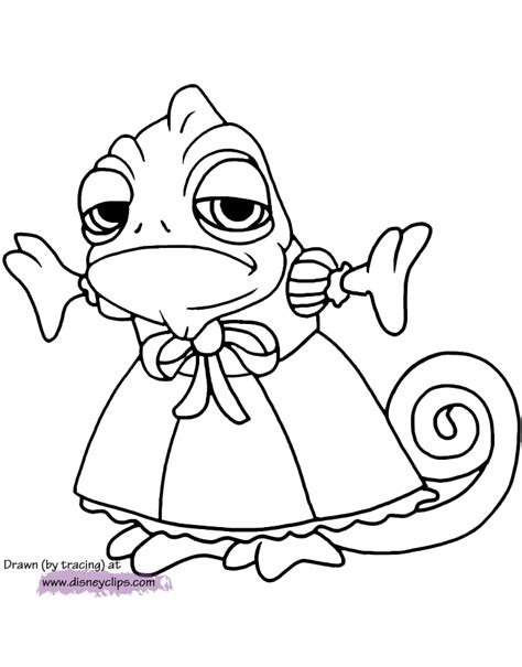 pascal tangled coloring pages