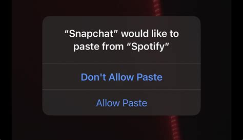 Paste to other apps iOS 16