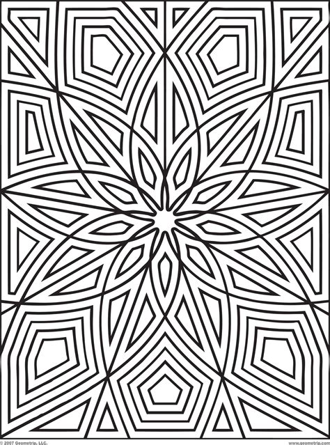 pattern coloring pages for preschoolers