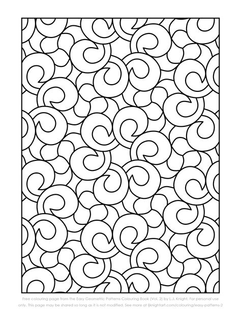 pattern colouring pictures