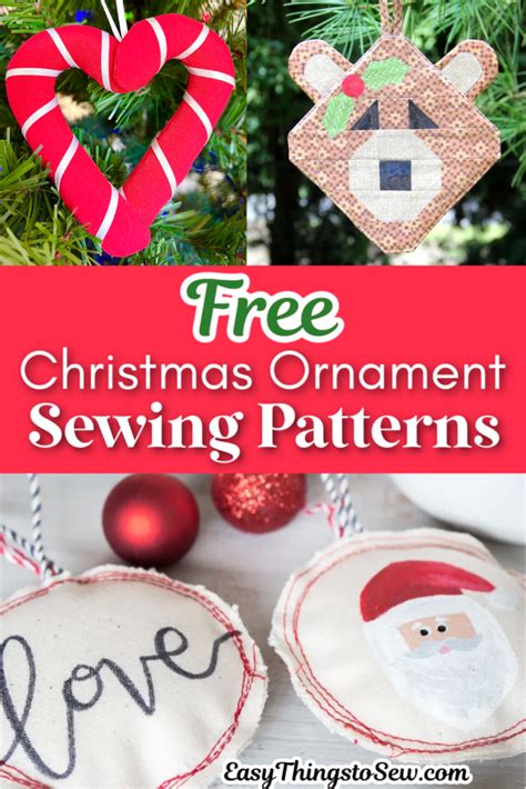 patterns for christmas ornaments