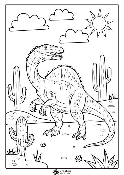pdf dinosaur coloring pages