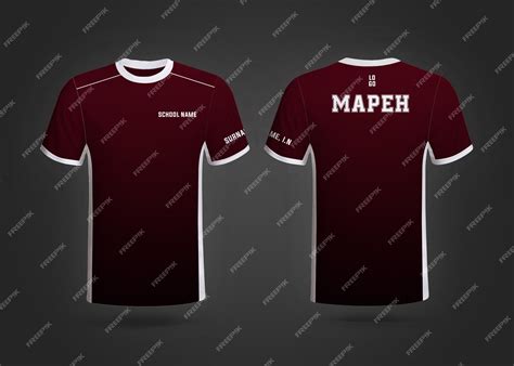 Pe Shirt Template