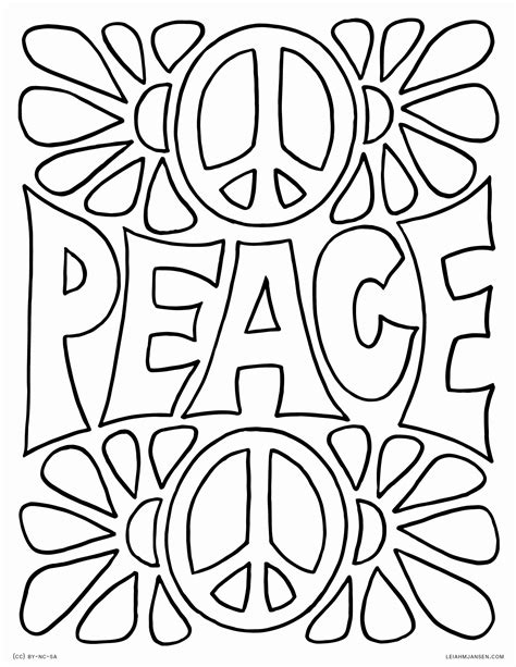 peace coloring pages for adults