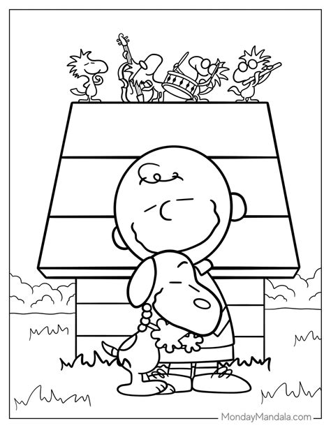 peanuts coloring pages