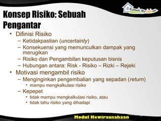 Pengambilan Risiko