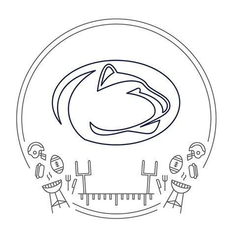 penn state coloring pages