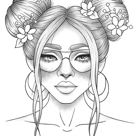 people coloring sheets