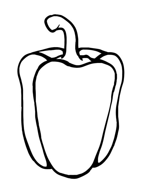 pepper coloring pages