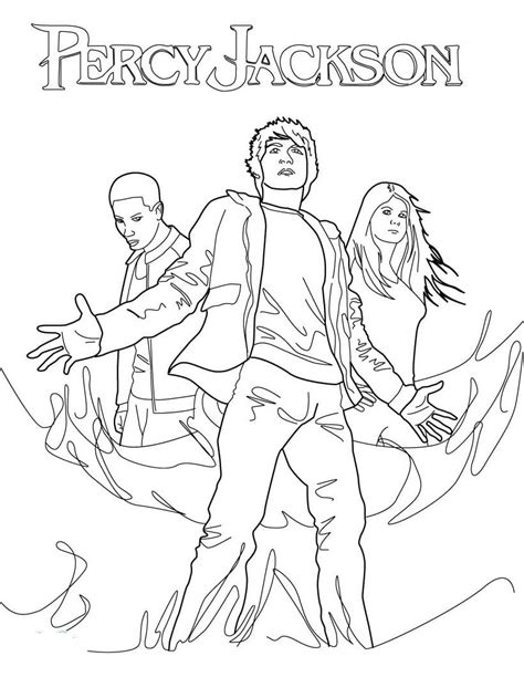 percy jackson coloring pages