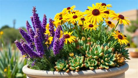 perennials for full sun containers