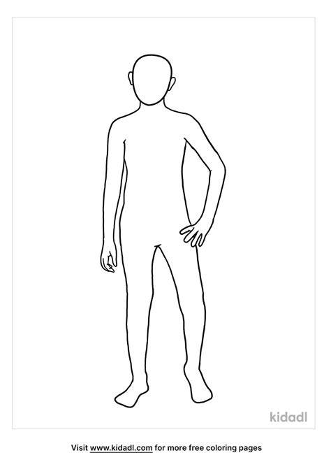 person coloring page