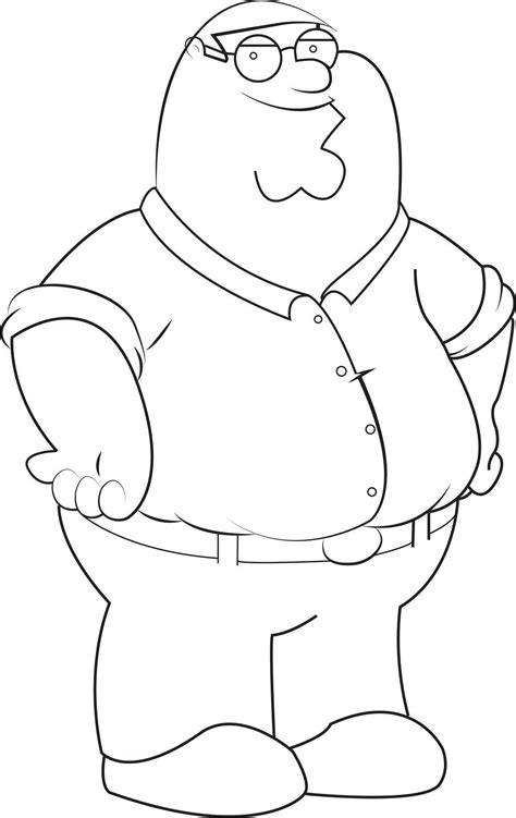 peter griffin coloring pages