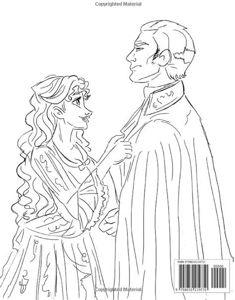 phantom of the opera coloring pages