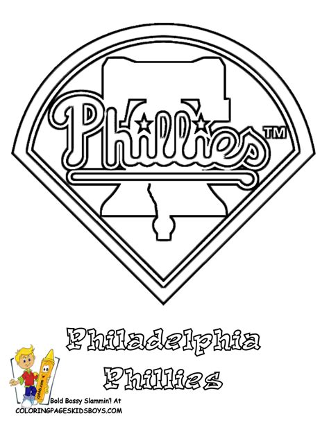 phillies coloring pages