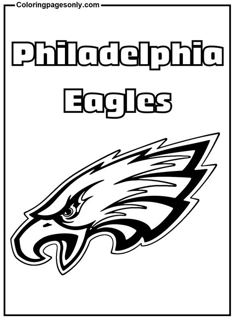philly eagles coloring pages