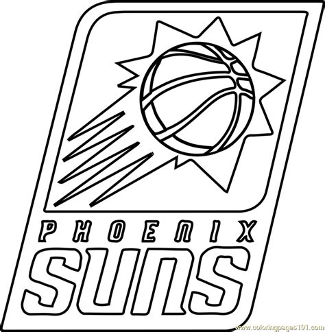 phoenix suns coloring pages