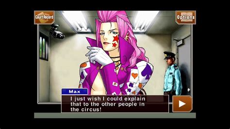 Phoenix Wright Big Top Walkthrough