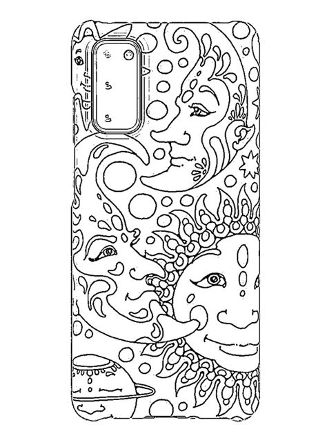 phone case coloring pages