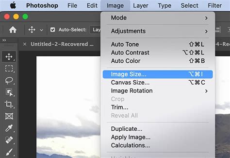 Photoshop Image Size