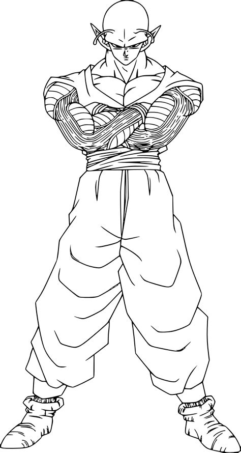 piccolo coloring pages