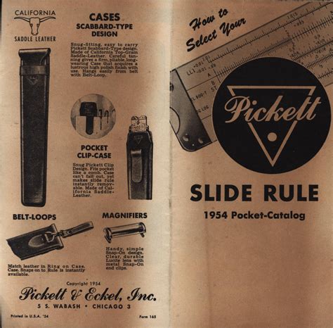 Pickett Slide Rule Catalog