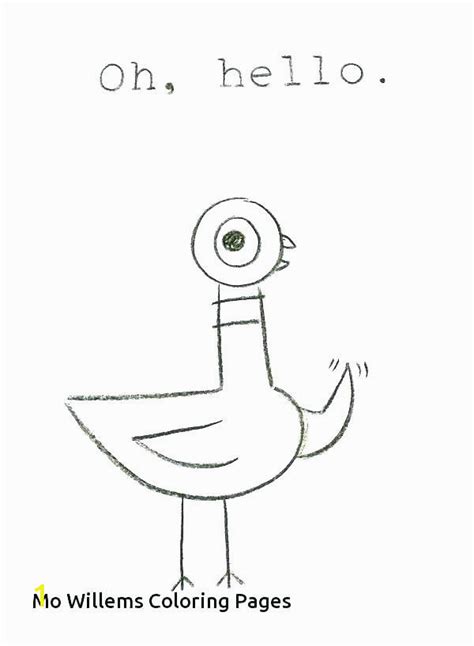 pigeon coloring pages mo willems