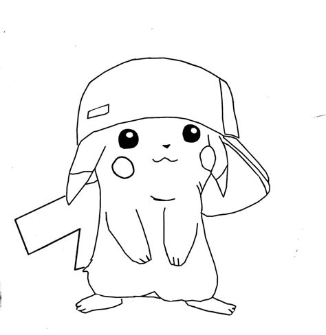 pikachu coloring pages free printable