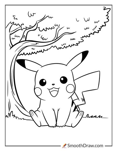 pikachu coloring paper