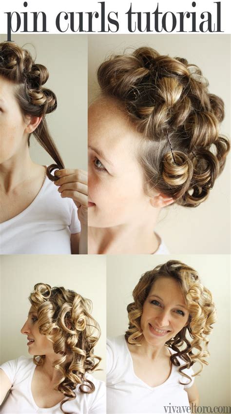 pin curl styles long hair