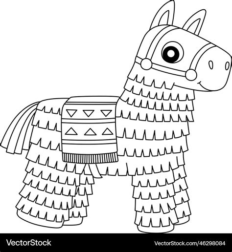 pinata coloring pages