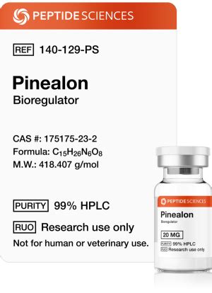Pinealon Peptide Dosage Chart