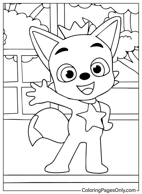 pinkfong coloring pages
