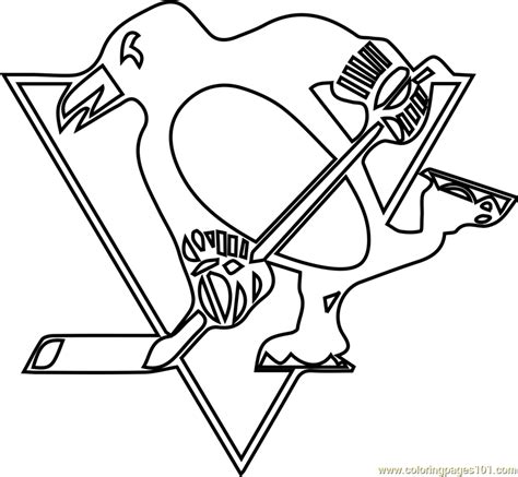 pittsburgh penguins coloring pages