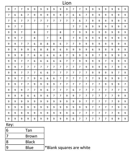 pixel color by number printable