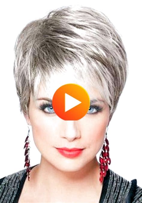 pixie cut for round face over 50
