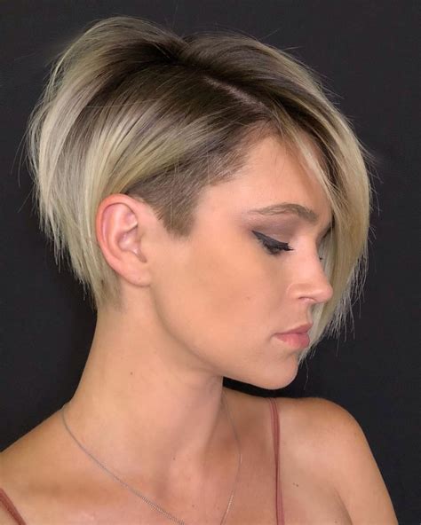 pixie cut with bangs and undercut